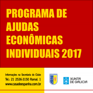 Programa de ajudas econômicas individuais 2017